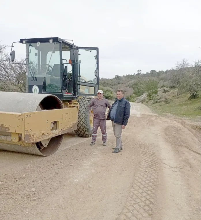 YOL ÇALIŞMALARI BAŞLADI